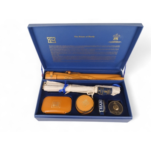 45 - House of Hardy 'The Compleat Angler' cased presentation set - fitted with a Hardy Golden Prince 5/6 ... 