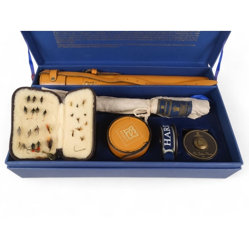 45 - House of Hardy 'The Compleat Angler' cased presentation set - fitted with a Hardy Golden Prince 5/6 ... 