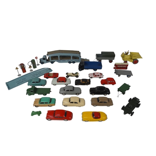 474 - A quantity of Dinky die cast vehicles - including Rover 90, Austin Cambridge, Hilman Minx, Riley Pat... 