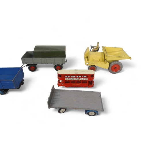 474 - A quantity of Dinky die cast vehicles - including Rover 90, Austin Cambridge, Hilman Minx, Riley Pat... 