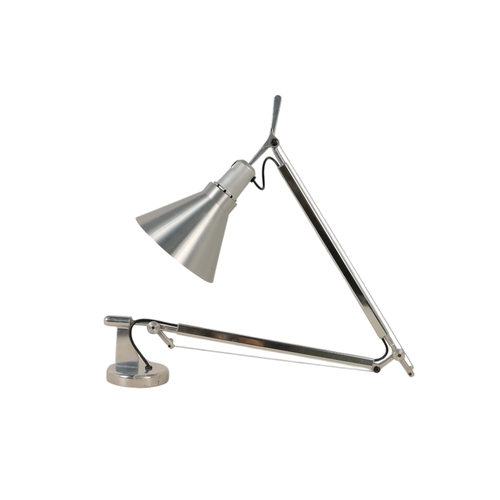 48 - Michele De Lucchi and Giancarlo Fassina for Artemide Tolomeo wall lamp - brushed aluminium with stai... 