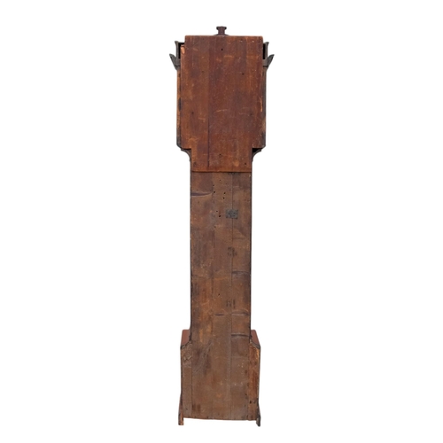 883 - An 18th century walnut and marquetry longcase clock - Sam Smith of Richmond, the arched dial with fo... 