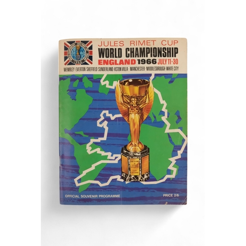 81 - An original England vs West Germany Final football programme - from Saturday 30th July 1966 at Empir... 