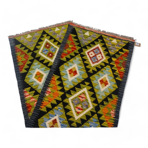 863 - A Maimana kilim runner - 199 x 69cm.