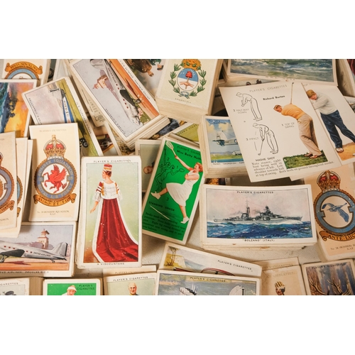 88 - A quantity of John Player cigarette cards - mostly 1930's including Naval Craft, Motor Cars, Civil A... 