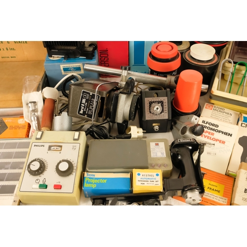 108 - A quantity of photographic darkroom equipment.