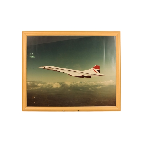 18 - A quantity of Concorde ephemera - including a clock, a silver picture frame, writing paper with enve... 