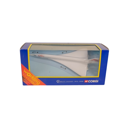 18 - A quantity of Concorde ephemera - including a clock, a silver picture frame, writing paper with enve... 