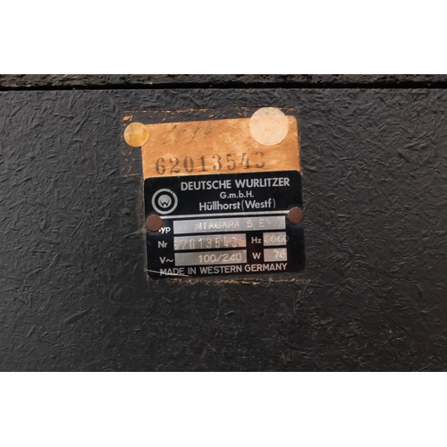 40 - An early 1970`s Wurlitzer `Niagara` jukebox - with coin operated mechanism, together with a large qu... 