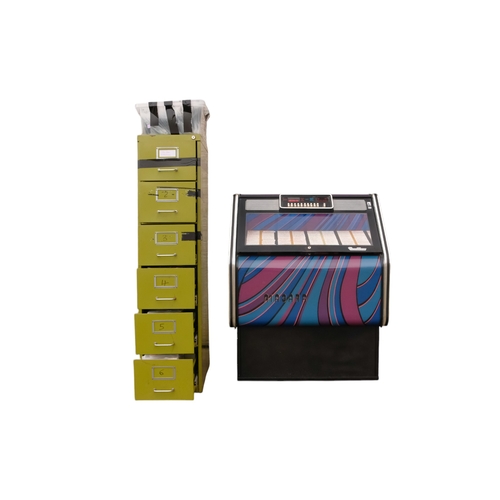 40 - An early 1970`s Wurlitzer `Niagara` jukebox - with coin operated mechanism, together with a large qu... 