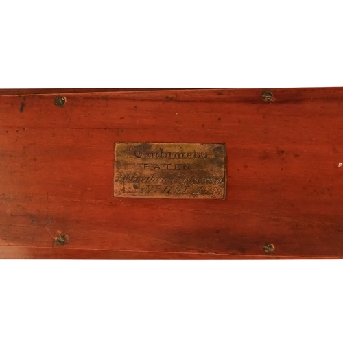 47 - An early 19th century Tintometer - by J W Lovibond of Salisbury, 50cm wide.