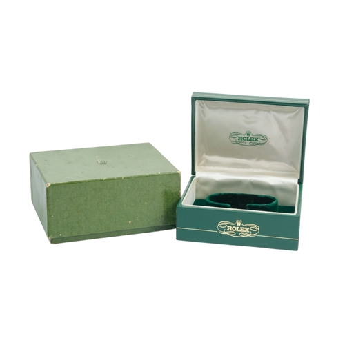 721 - A Rolex wristwatch box - together with card outer box.