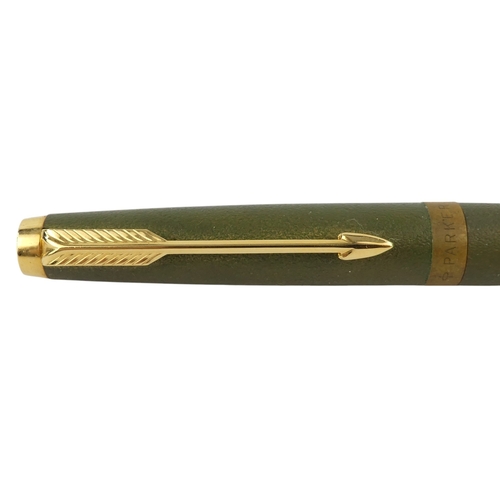 25 - A Parker 75 RMS Queen Elizabeth commemorative fountain pen - worked from brass recovered from the ve... 