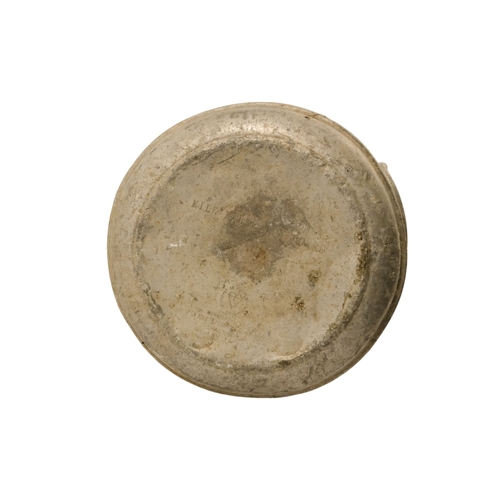 28 - An aluminium ten gallon milk churn - Milk Marketing Board, with lid, 75cm high, together with anothe... 