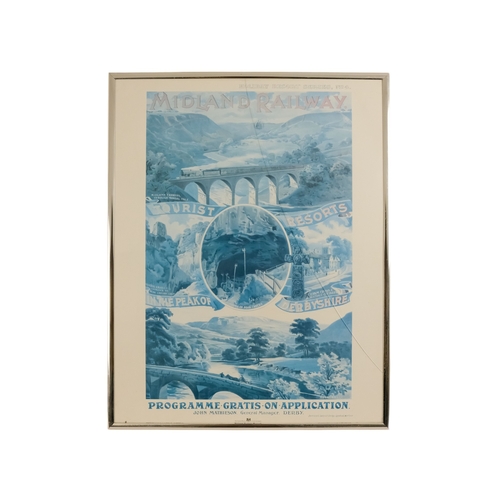 35 - Four various reproduction railway posters - GWR, London & North East Railway, Midland Railway and So... 