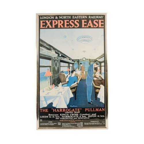 35 - Four various reproduction railway posters - GWR, London & North East Railway, Midland Railway and So... 