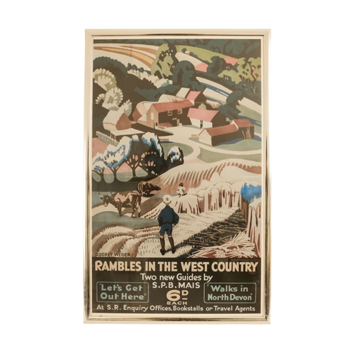 35 - Four various reproduction railway posters - GWR, London & North East Railway, Midland Railway and So... 