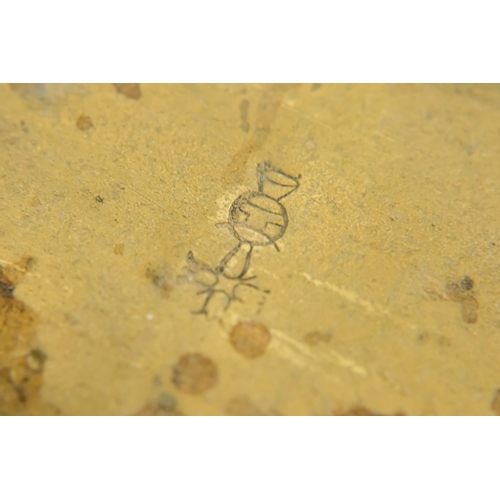 5 - A late 19th/early 20th century brass coal scuttle - oval with twin covers repousse decorated with fo... 