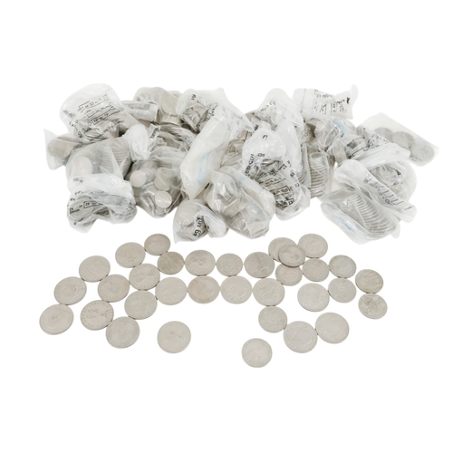370 - A large quantity of Great British cupel nickel coins - half-crowns, florins, shillings and sixpences... 