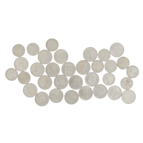 370 - A large quantity of Great British cupel nickel coins - half-crowns, florins, shillings and sixpences... 