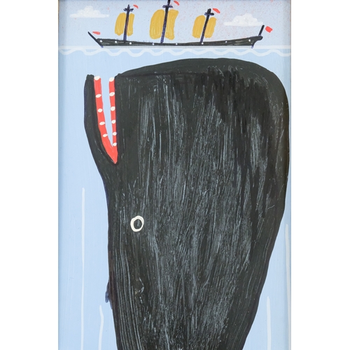 810 - Steve CAMPS (Cornish Contemporary b. 1957) Pushing Up Signed lower left, further inscribed and dated... 