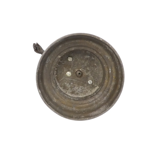 100 - A pair of late 19th century spelter figures - in classical warrior garb, 41cm high. (2)