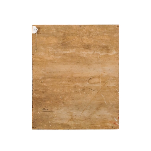 111 - A circus/showman's sign - 'Elephant House', image and text on a sky blue ground, 76 x 64cm.