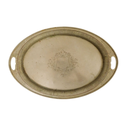 113 - A pewter holy water cistern - of rectangular faceted form and dated 1826, 30cm high, together with t... 