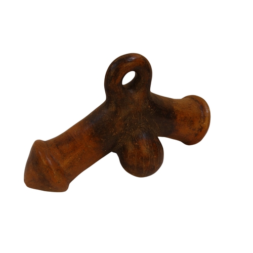 117 - A terracotta phallus - 29cm long.