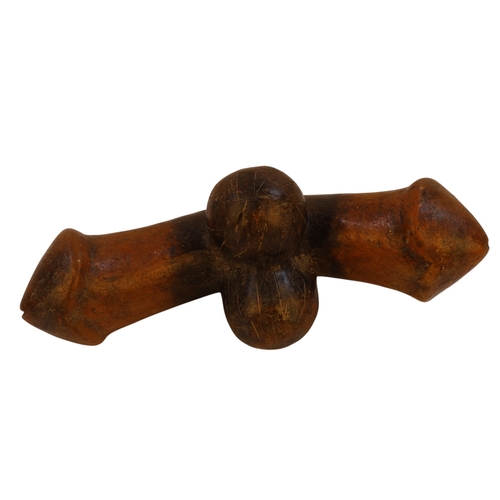 117 - A terracotta phallus - 29cm long.