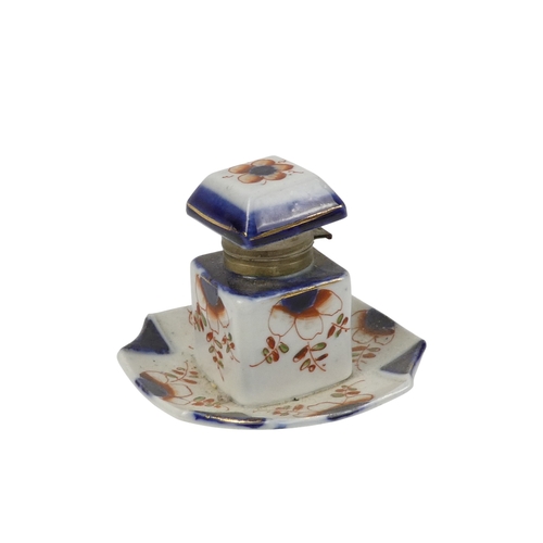 202 - A pair of Royal Crown Derby jugs - of squat form and decorated in the Imari style, marks to base, 13... 