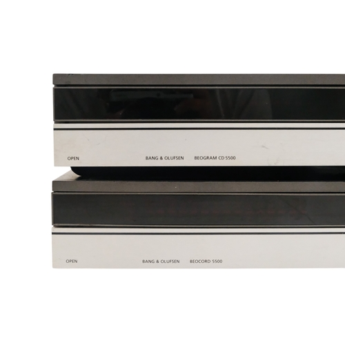 80 - A Bang & Olufsen Beocord 5500 tape player - together with Beogram CD 5500.