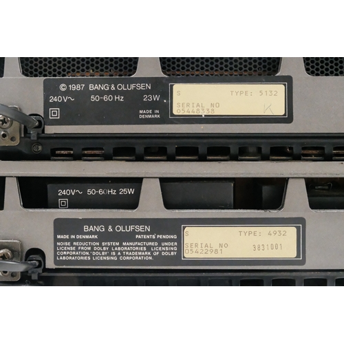 80 - A Bang & Olufsen Beocord 5500 tape player - together with Beogram CD 5500.