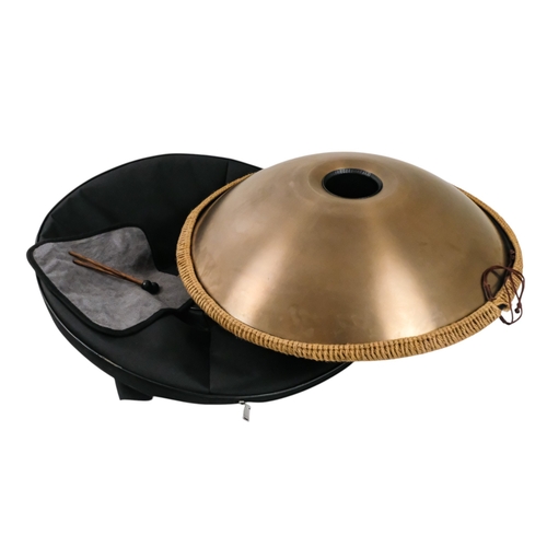 82 - A 'hand pan' drum, soft cased.