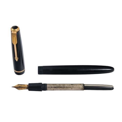 83 - A Parker pen - with 14ct gold nib.