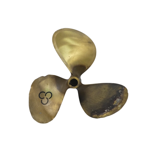 91 - A bronze boat propeller - 34cm diameter.