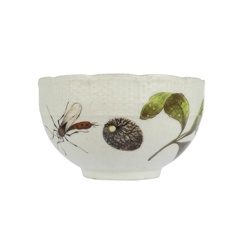 A late 18th century Meissen tea cup and associated saucer - decorated ...