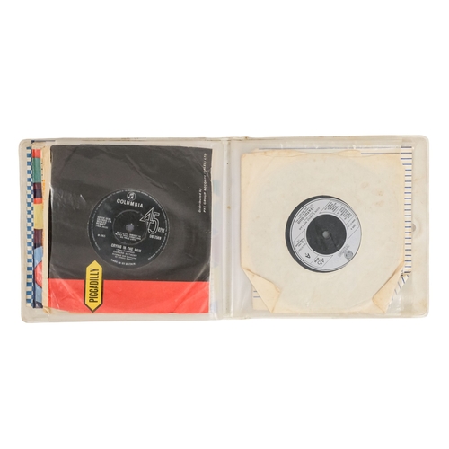 121 - A collection of 45rpm vinyl records - to include Chris Montez, Status Quo, The Moody Blues, James Br... 