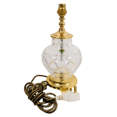 153 - A Waterford table lamp - height 30cm, with original box.
