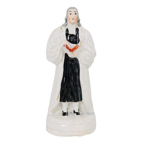 214 - A 20th century Rye Pottery 'Canterbury Tales' flatback figure - The Knight, 25cm high, together with... 