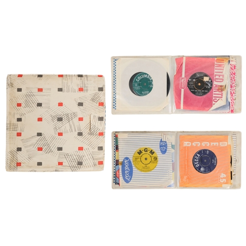 121 - A collection of 45rpm vinyl records - to include Chris Montez, Status Quo, The Moody Blues, James Br... 