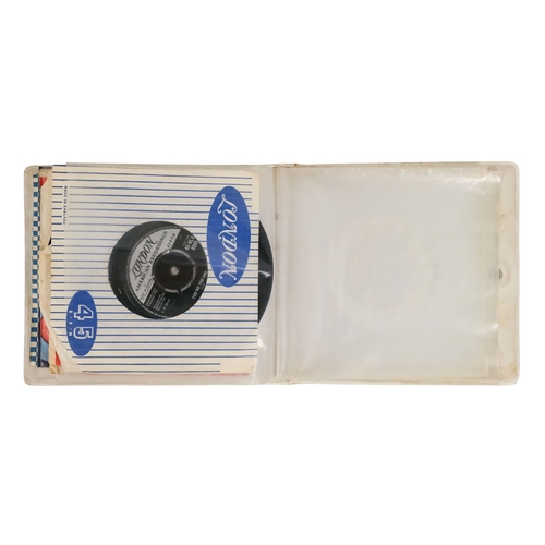 121 - A collection of 45rpm vinyl records - to include Chris Montez, Status Quo, The Moody Blues, James Br... 