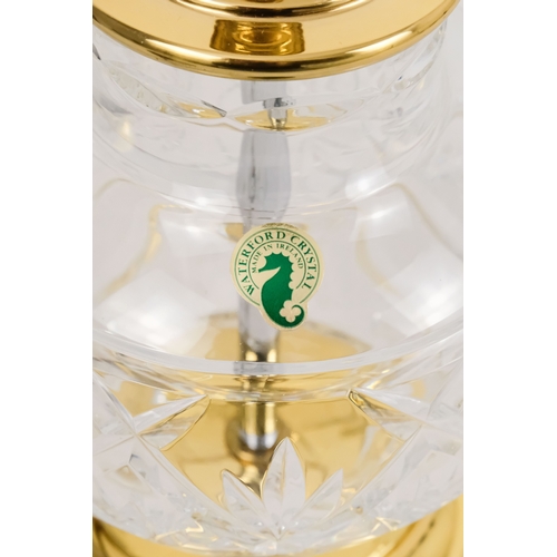 153 - A Waterford table lamp - height 30cm, with original box.