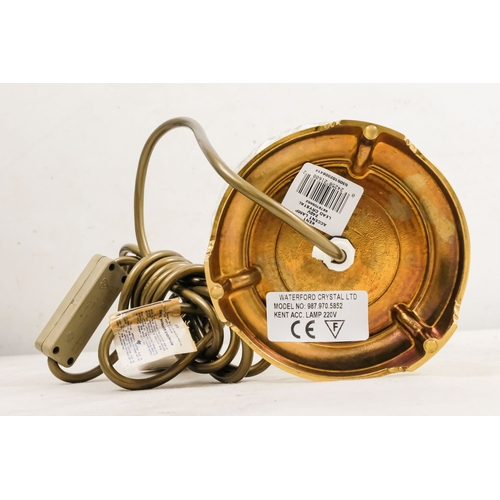 153 - A Waterford table lamp - height 30cm, with original box.