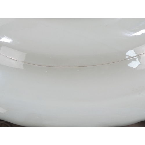 201 - A 20th century Delft charger - decorated with an image of a cavalier within a foliate border, 41cm d... 