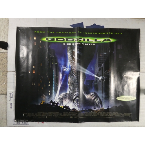 158 - A quantity of film lobby posters - dating from mid 1985 to 2015, titles including Amelie, Teenage Mu... 