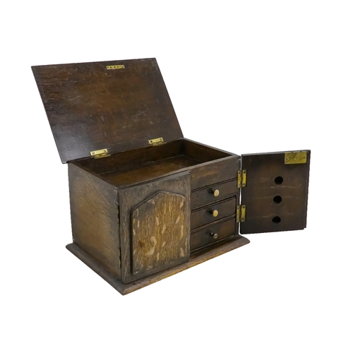 1156 - An early 20th century birdseye veneered box - rectangular with a white metal shield shaped vacant ca... 