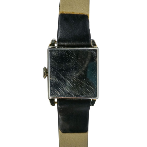 523 - A Vertex ladies cocktail watch - the 18ct white gold case set with diamonds, the circular dial set o... 