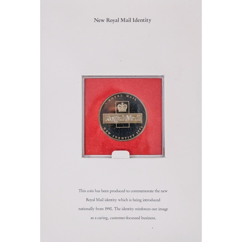 553 - A Royal Mail commemorative coin - exclusively issued to Royal Mail workers to commemorate the 150th ... 