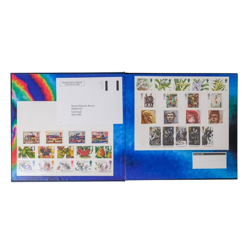 554 - A quantity of stamps - including Royal Mail 'Special' stamp albums for 1991 and 1993 (issues 8 and 1... 